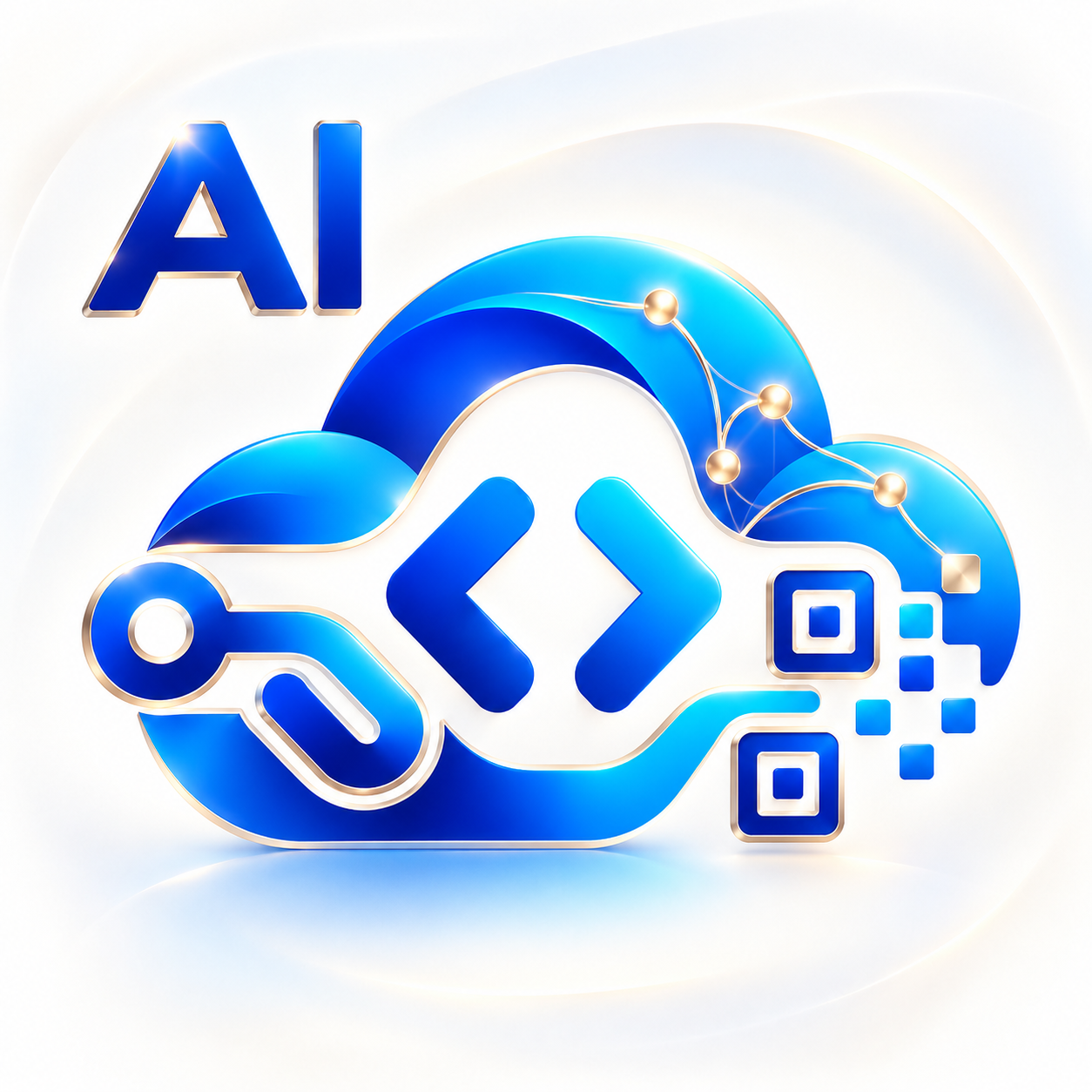 智码云 AI 云链二维码标志